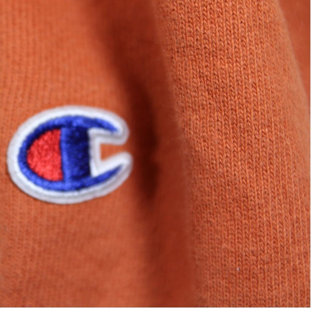 00s/Y2k Champion Reverse Weave Rust Orange Sweats… - image 3